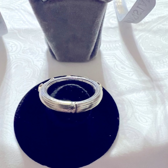 Konstantino; Sterling Silver, 18K Yellow Gold & Ruby Delos Ring; NWOT; Size 5 - Picture 7 of 9